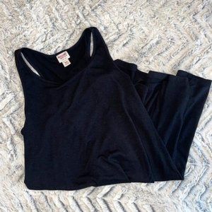 Mossimo Black Racerback Tank Dress
